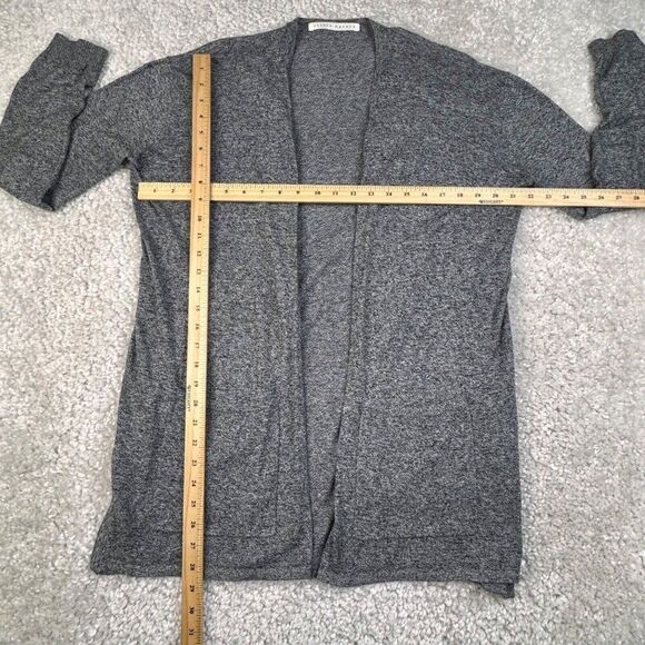 Susana Monaco Lightweight Cotton Cardigan Sweater Gray - Picture 10 of 10